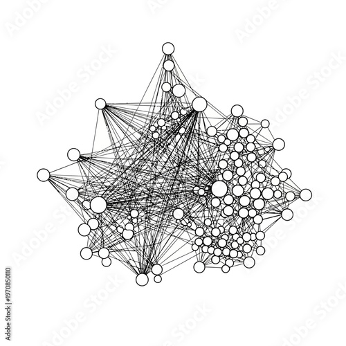 Complex Network System Connections Diagram.