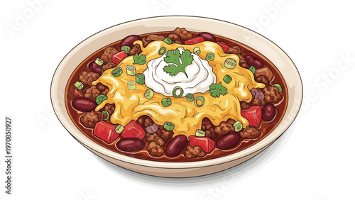 Bowl of Chili Con Carne.