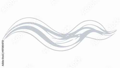 Gray Wavy Lines Design.