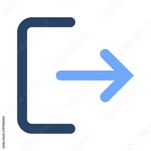 Logout Exit Arrow User Interface Symbol