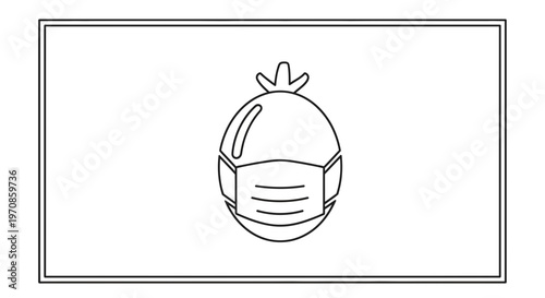 Tomato Wearing Medical Mask