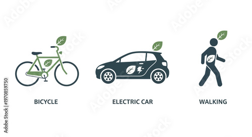 Eco friendly transportation options.