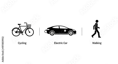 Eco friendly transportation options.