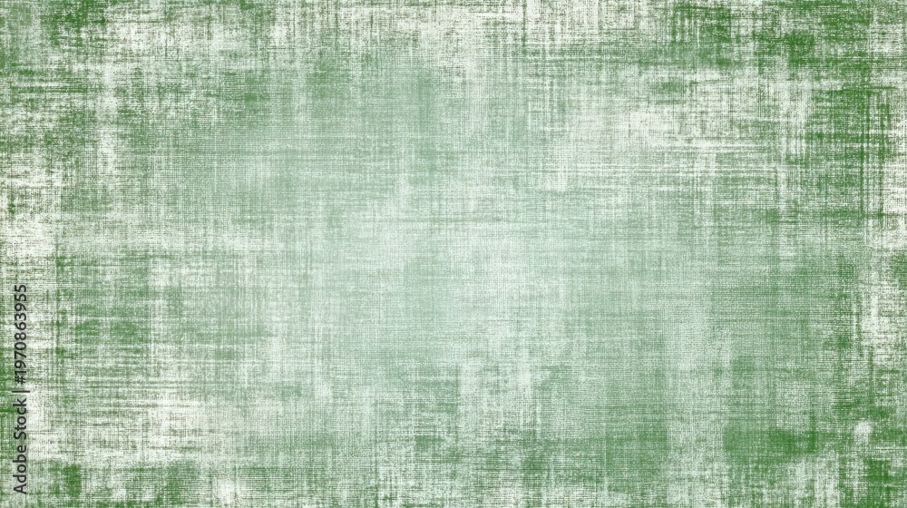 Fototapeta premium The green, fresh, abstract, rough-textured fabric features gradient and dyeing effects, and its lightweight and elegant design combines modern and natural aesthetics.