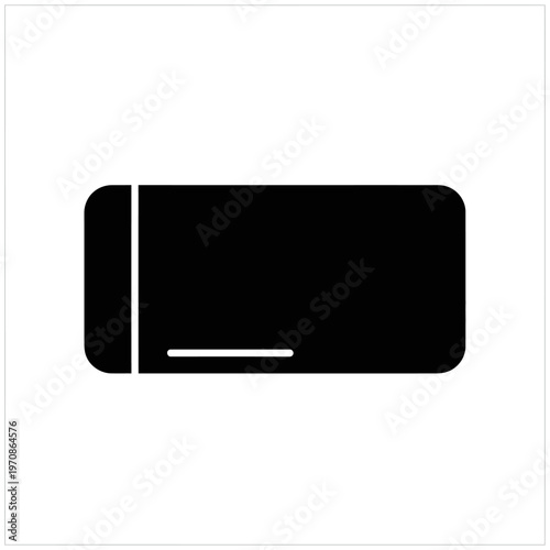 Black Credit Card Icon Design.