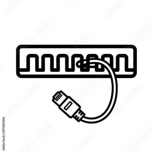 Ethernet Cable and Network Port.