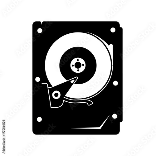 Hard disk drive storage device component.