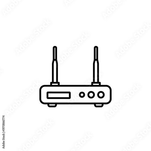 Wireless internet router device modem.