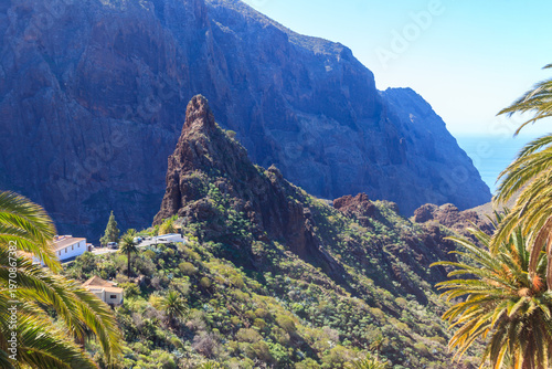Cuadro en lienzo View of Masca mountain village on Tenerife island, Canary islands, Spain