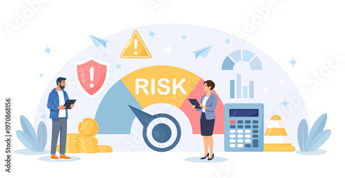 Risk assessment and management. Identifying hazards, planning mitigation strategies. Analyst focused on evaluating financial uncertainties and protecting investments with meticulous analysis