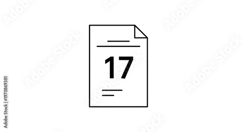 Document Page Number 17 Icon
