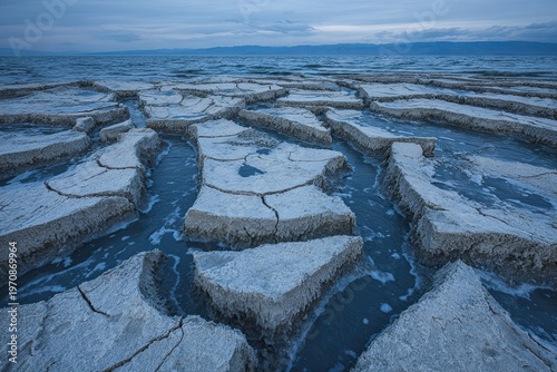 aerial view of the sea