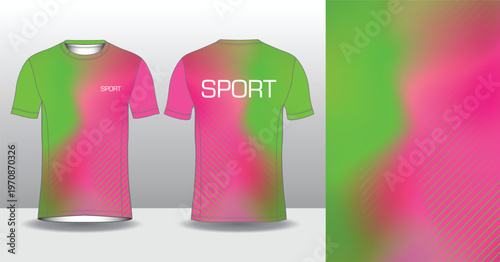 Modern Running Jersey Design Template for Sportswear