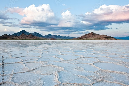 lake and mountains