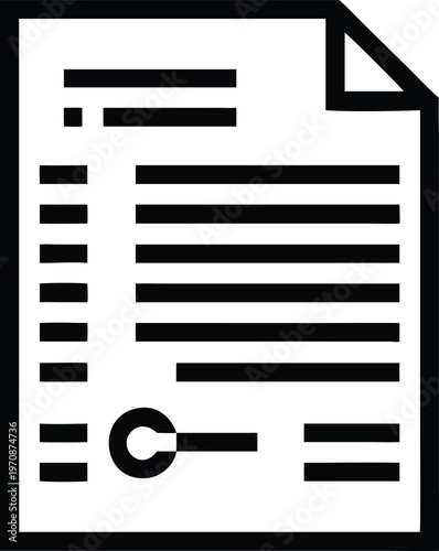 Formal document with essential text details and official seal or signature stamp