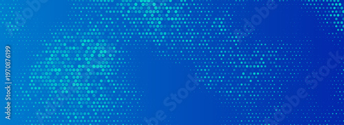 Photos Blue glowing hexagon background
