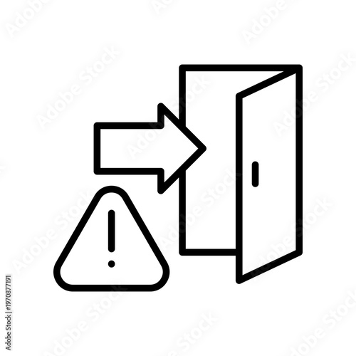 Backdoor Access line icon