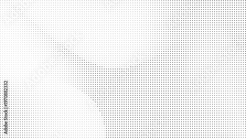 Abstract black and white halftone texture background with grunge distressed overlay and noise effect vector