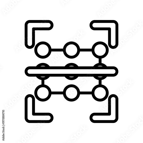 Pattern Recognition Line Icon