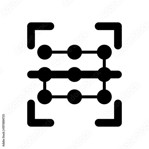Pattern Recognition Solid Icon 
