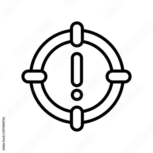 Anomaly Detection Line Icon