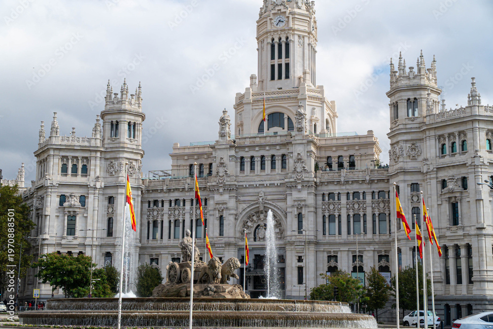 Obraz premium Cibeles fountain in Madrid