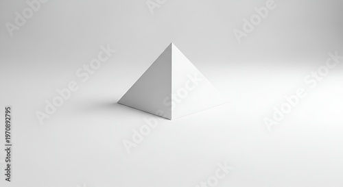 Free Download White pyramid in White Background - GFXLoad