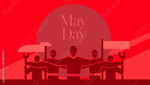 People celebrate May Day with unity and solidarity in a symbolic event