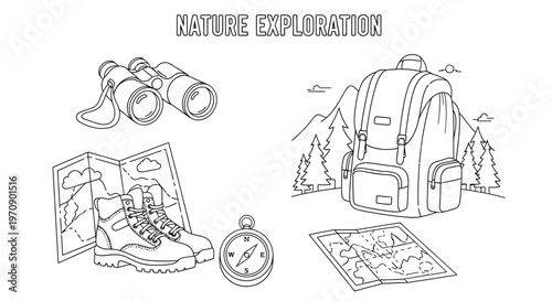 Hiking Exploration Adventure Travel Outdoors.