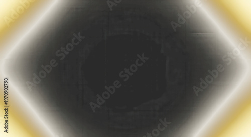 A gentle yellow light leak creates a warm vignette on a deep black backdrop.