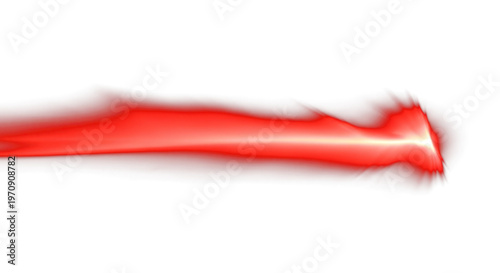 A vibrant red light leak streaks across a black background for a bold cinematic burn.