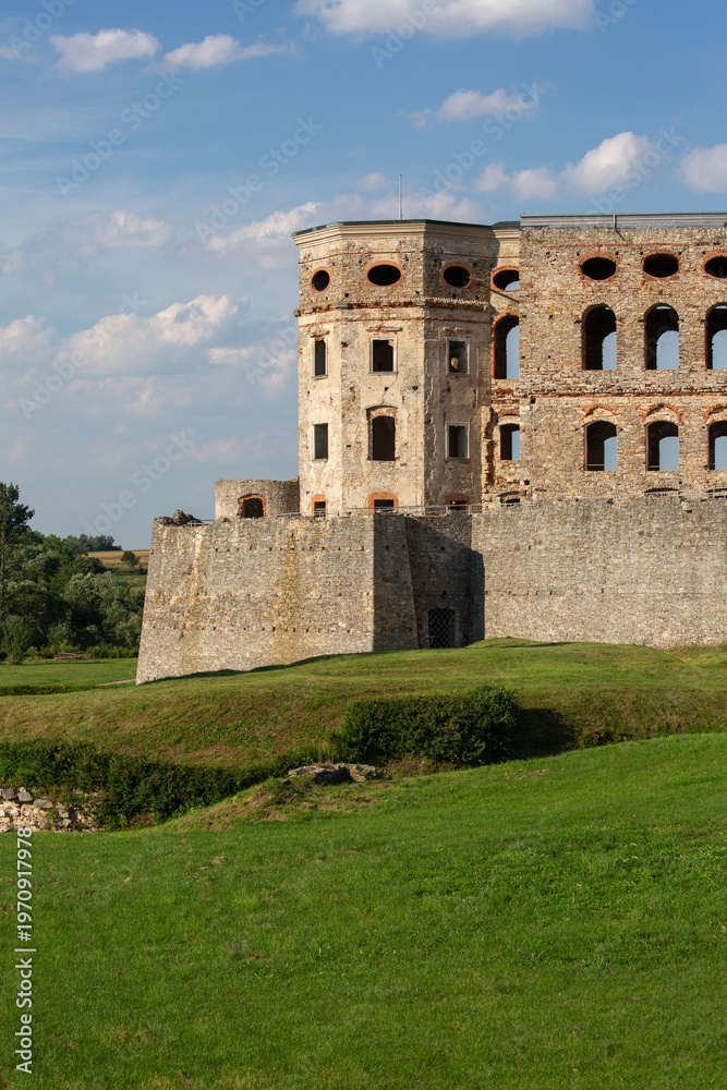 Fototapeta premium Ruins of 17th century Krzyztopor castle, italian style palazzo in fortezza, Ujazd, Poland