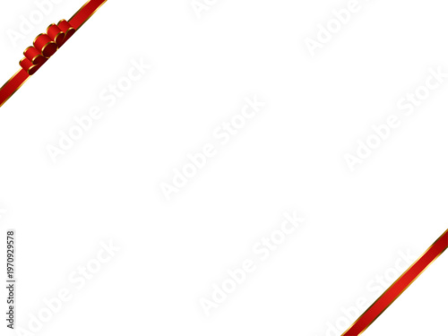 リボン波、縁、斜F、m10赤