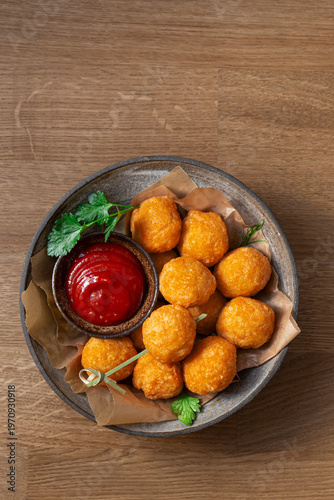 Fried cheese balls