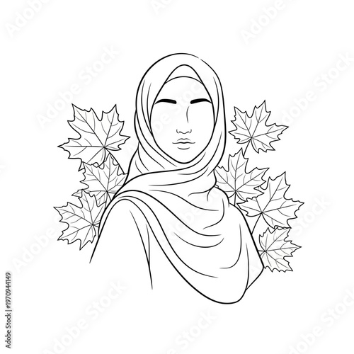 Woman wearing a headscarf smiling.