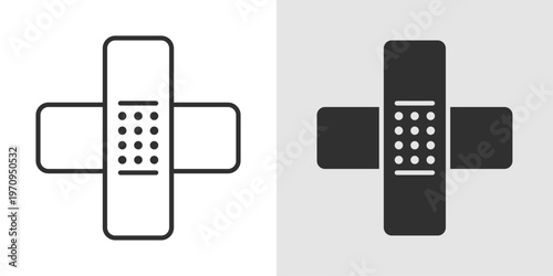 Wound Care Icon representing first aid, injury treatment, hygiene, bandaging, and medical care for cuts, burns, and other skin injuries to promote healing and protection.