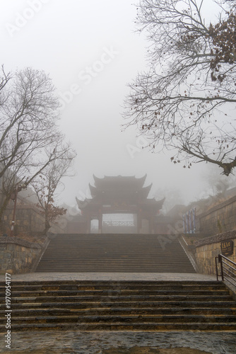 Shuangfeng Village, Xuan'en of Tujia ethnic group in Xiangxi, China, a village that still maintains a traditional lifestyle