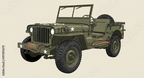 old military vehicle