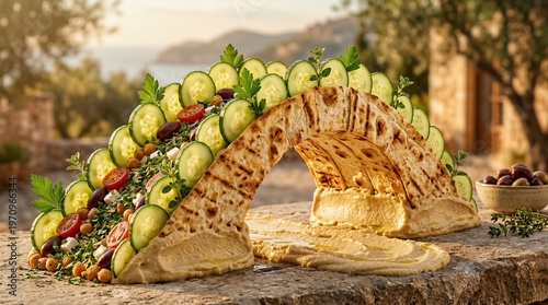 Lavash Bridge Mediterranean