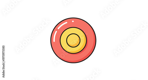 Colorful donut pastry dessert sweet treat.