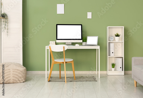 Programmer's workplace with...
