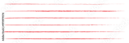 Strikethrough lines collection. Set of hand drawn freehand emphasis elements, underline, marker or ball pen line, crossed scribble stripe. Vector illustration. EPS 10 .