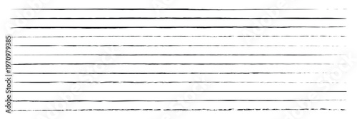 Strikethrough lines collection. Set of hand drawn freehand emphasis elements, underline, marker or ball pen line, crossed scribble stripe. Vector illustration. EPS 10 .