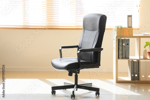 Comfortable black chair in ...