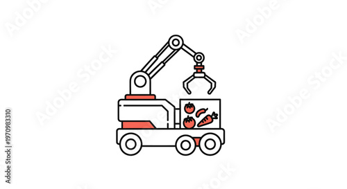 Industrial Crane Truck Machinery Equipment.