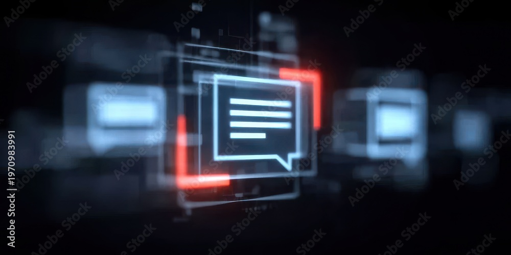 Fototapeta premium The client requires a solution where communication, a system, and a support service work together for an immediate response.