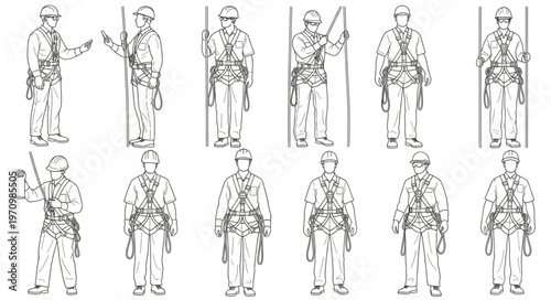 Collection of Military Soldiers in Various Poses and Uniforms.