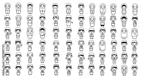 Collection of pixel art characters in various poses and styles for game design.