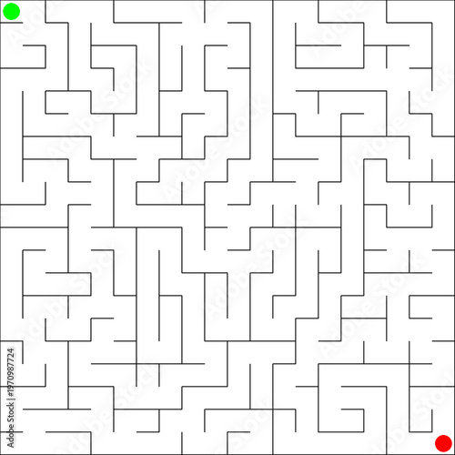 Simple Educational Maze Challenge for School Activities