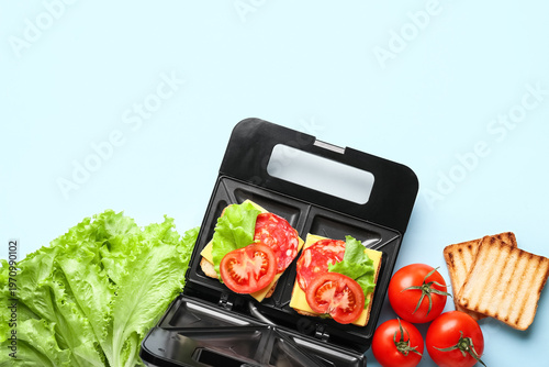 Electric sandwich maker wit...